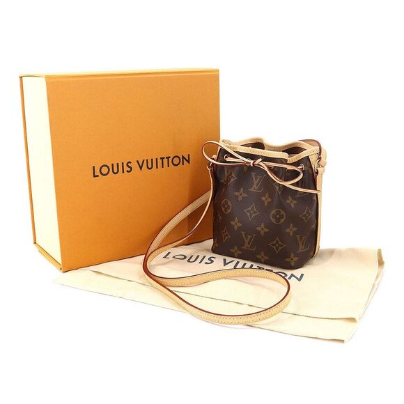 Louis Vuitton Monogram Nano Noe Shoulder Bag Brown - Picture 7 of 8